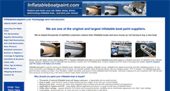 Desktop Screenshot of inflatableboatpaint.com